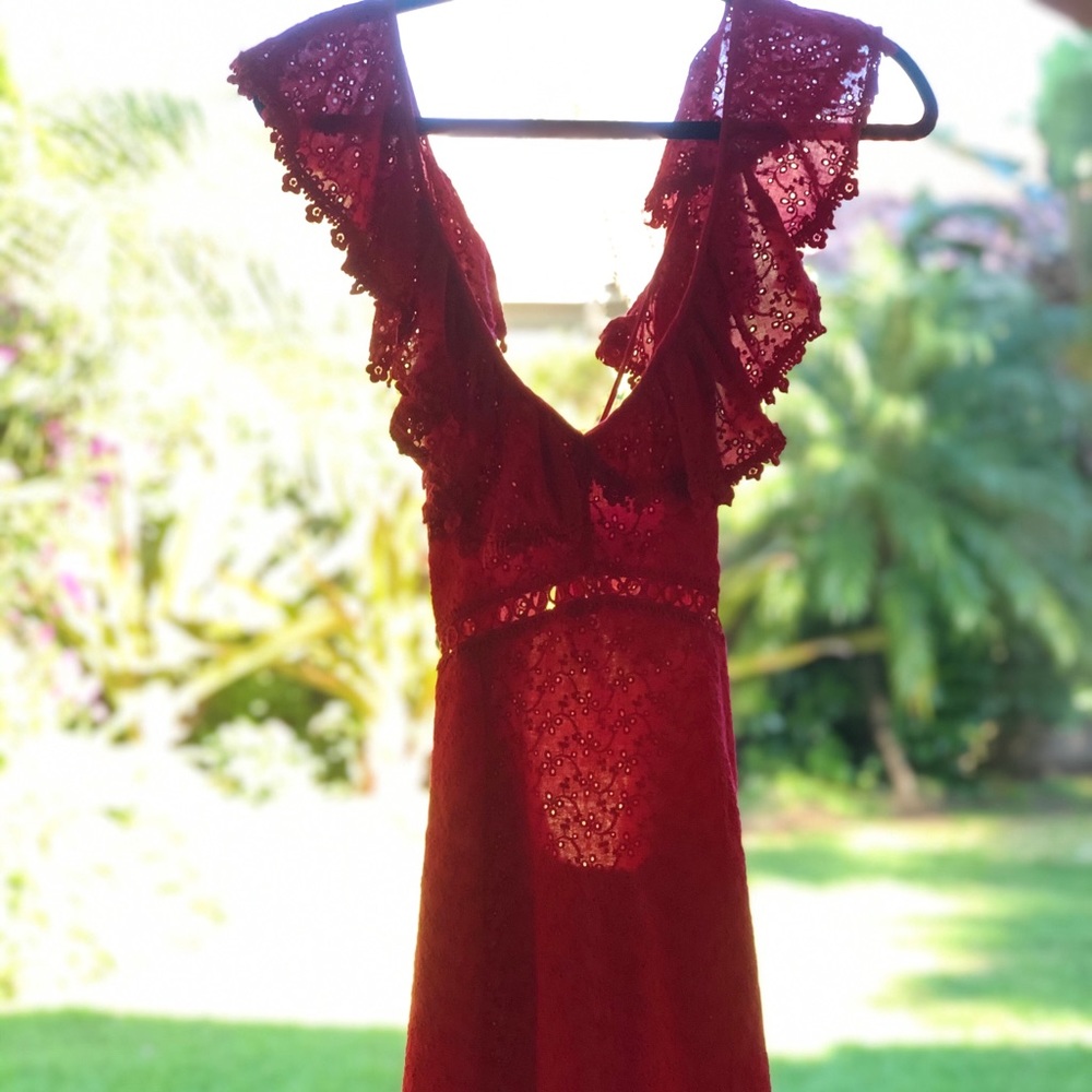 Red dress